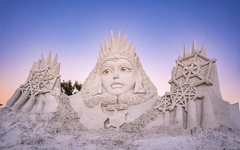 TWO Sandsculpting Events; TWO Nearby Florida Beaches; Only ONE Week Apart in November